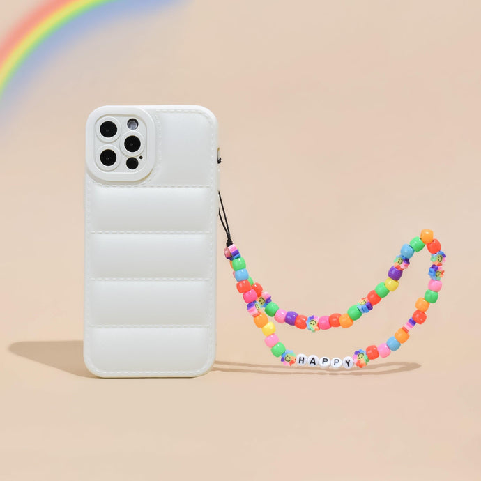 Happy Rainbow Phone Strap