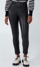 Load image into Gallery viewer, BLACK PU LEATHER LOOK LEGGINGS
