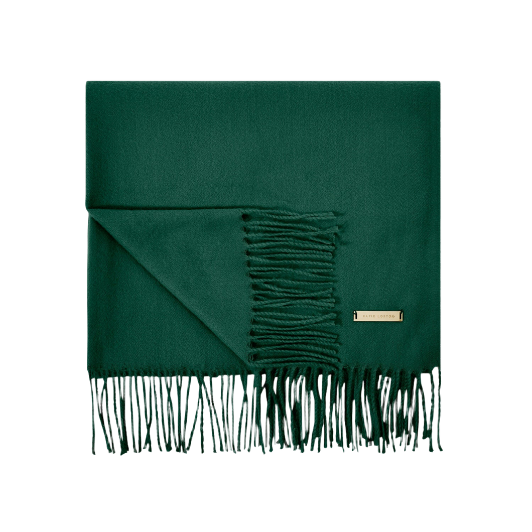Emerald Green Blanket Scarf