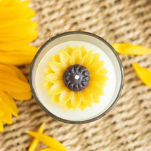 Load image into Gallery viewer, You Are My Sunshine Candle with 3D Sunflower