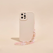 Load image into Gallery viewer, Beaded Phone Strap - Pink &amp; Gold