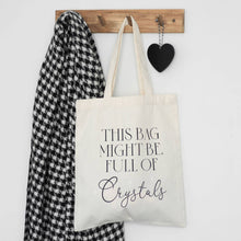 Load image into Gallery viewer, Full of Crystals Polycotton Tote Bag