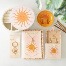 Load image into Gallery viewer, Sun Earring and Necklace Set