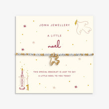 Load image into Gallery viewer, Christmas Little Stories 'Noel' Bracelet In Silver and Gold Plating