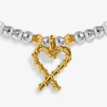 Load image into Gallery viewer, Christmas Little Stories 'Naughty And Nice' Bracelet In Silver and Gold Plating