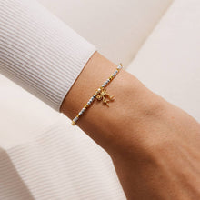 Load image into Gallery viewer, Christmas Little Stories 'Happy Friendsmas' Bracelet In Silver and Gold Plating