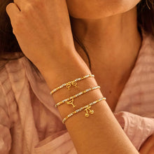 Load image into Gallery viewer, Little Stories 'Tini Bit Older' Bracelet In Silver and Gold Plating