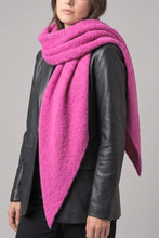 Load image into Gallery viewer, Asymmetric Heavyweight Scarf in Pink