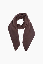 Load image into Gallery viewer, Asymmetric Heavyweight Scarf in Brown