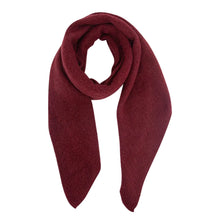 Load image into Gallery viewer, Asymmetric Heavyweight Scarf in Wine