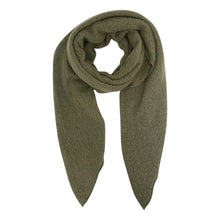 Load image into Gallery viewer, Asymmetric Heavyweight Scarf in Khaki