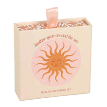 Load image into Gallery viewer, Sun Earring and Necklace Set