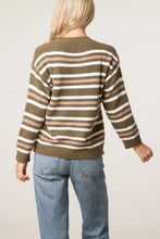 Load image into Gallery viewer, Khaki Stripe Jumper