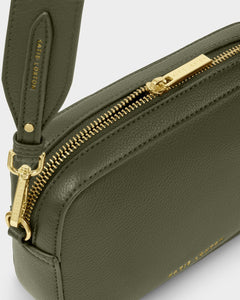 Khaki Avery Small Crossbody Bag