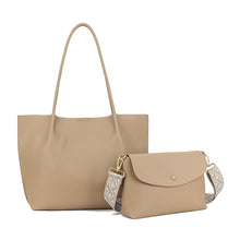 Load image into Gallery viewer, Taupe Tote Bag (3 in 1)