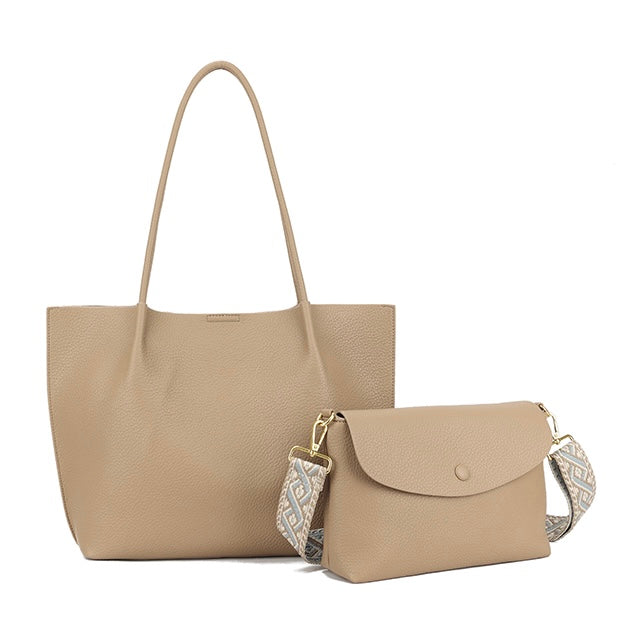 Taupe Tote Bag (3 in 1)