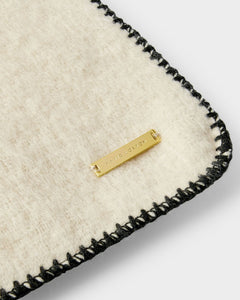 Whipstitch Scarf Cream