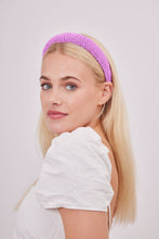 Load image into Gallery viewer, Solid Beaded headband in Fondant Pink: Pink