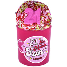 Load image into Gallery viewer, 21 &amp; So Much Fun Glow Up Bath Bomb &amp; Candle Duo