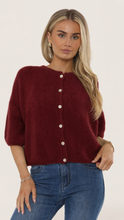 Load image into Gallery viewer, Short Sleeve Mohair Cardigan