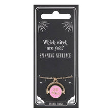 Load image into Gallery viewer, Which Witch Are You? Spinning Necklace