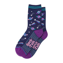Load image into Gallery viewer, Women&#39;s Bamboo Socks - Navy Blue/Purple, Outer Space: UK 3-7 | EU 36-40 | US 5-9