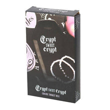 Load image into Gallery viewer, Crypt Sweet Crypt Gothic Halloween Coffin Shaped Trinket Tray
