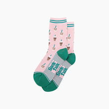Load image into Gallery viewer, Iced Coffee Bamboo Socks in Pink: UK 3-7 | EU 36-40 | US 5-9