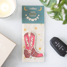 Load image into Gallery viewer, Cowboy Boot Vanilla Scented Air Freshener