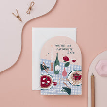 Load image into Gallery viewer, Favourite Date Card | Valentine's Day Cards | Love Cards