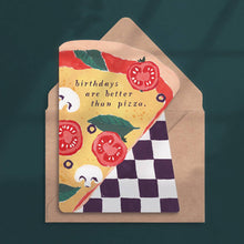 Load image into Gallery viewer, Pizza Slice Birthday Card | Pizza Birthday Card