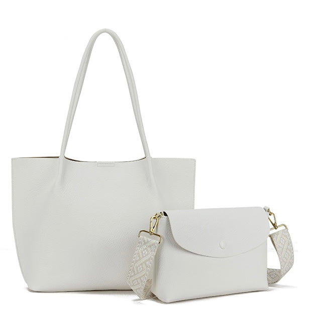 Long & Son Tote Bag (3 in 1) White