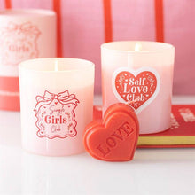 Load image into Gallery viewer, Self Love Club Coconut Valentine's Day Candle