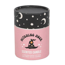 Load image into Gallery viewer, Witching Hour Plum and Black Cherry Halloween Candle