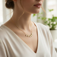 Load image into Gallery viewer, Tarnish Resistant Enamel Flower Necklace: White