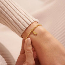 Load image into Gallery viewer, Gold A Little 'Feathers Appear When Loved Ones Are Near' Bracelet