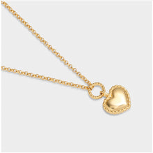 Load image into Gallery viewer, 'Love' Waterproof Gold Heart Necklace