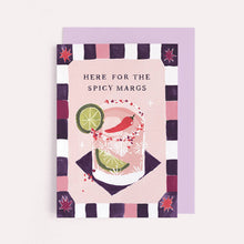 Load image into Gallery viewer, Spicy Margarita Birthday Card | Cocktails Birthday Cards