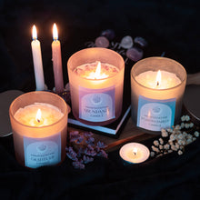 Load image into Gallery viewer, Gratitude Wild Rose Crystal Chip Candle