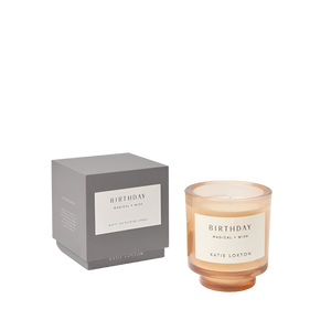 Sentiment Candle 'Birthday' -English Pear and White Tea