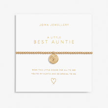 Load image into Gallery viewer, Gold A Little &#39;Best Auntie&#39; Bracelet