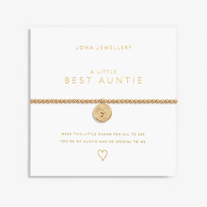 Gold A Little 'Best Auntie' Bracelet