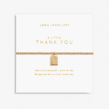 Load image into Gallery viewer, Gold A Little &#39;Thank You&#39; Bracelet