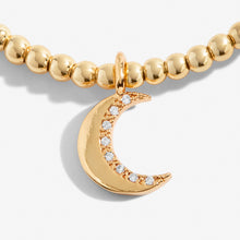 Load image into Gallery viewer, Gold A Little &#39;Love You To The Moon And Back&#39; Bracelet