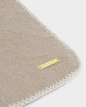 Load image into Gallery viewer, Whipstitch Scarf taupe