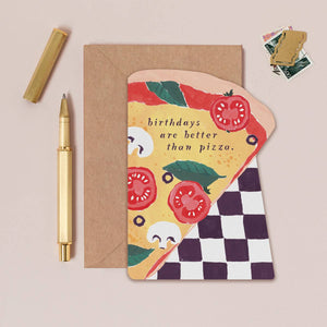 Pizza Slice Birthday Card | Pizza Birthday Card