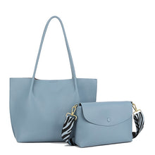 Load image into Gallery viewer, Denim Blue Tote Bag (3 in 1)