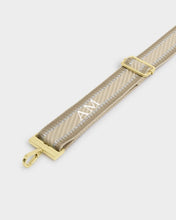 Load image into Gallery viewer, Stitch Edge Canvas Bag Strap in Light Taupe