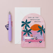 Load image into Gallery viewer, Adventures Wedding Card | Bride &amp; Groom Card | Wedding Cards