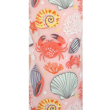 Load image into Gallery viewer, Pastel Shell Print Coconut &amp; Sea Salt Coastal Tube Candle